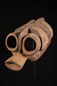 A Primitive Mumuye Helm Maske Nigeria Afrika Afrique 834 - Bild 1 von 6