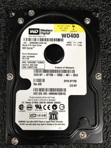 Dell F1708 WD400BD-75JMA0 40GB 7.2K RPM 8MB Cache 1.5Gbps SATA 3.5" HDD - Picture 1 of 6
