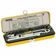 Stanley 89507 1/4 inch Socket Set - 21 Pieces