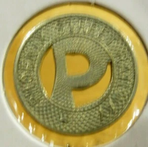 Token de tranvía de tránsito ferroviario callejero 1930 Phoenix, AZ - Arizona - Imagen 1 de 2