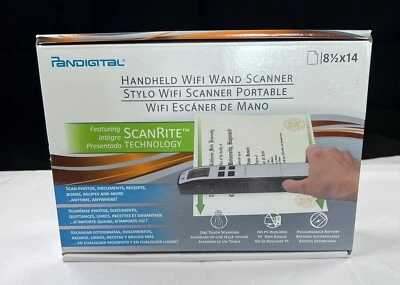 New + Sealed - Portable Scanner Handheld Wand Pandigital S8X1102RD, WiFi 8.5x14 - Image 1 of 4