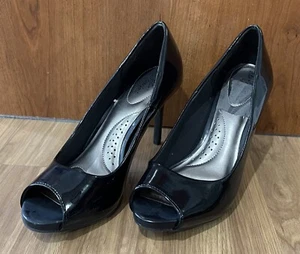 Dexflex Comfort Karmichael Women's Size 7.5 Black Patent Shoes 141522 With Box - Picture 1 of 10