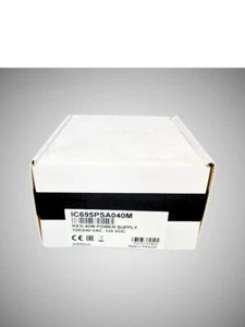 RX3i Genius 40W Power Supply 120/240VAC 125VDC IC695PSA040M (Factory Sealed Box - Picture 1 of 2