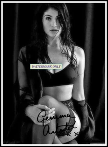 Gemma Arterton, Autographed, Cotton Canvas Image. Limited Edition (AG-4) - Picture 1 of 1