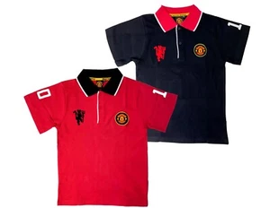 Kinder Poloshirt Manchester United, Lizenziert Manchester U. Hemd (importiert) - Bild 1 von 5