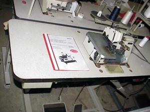 BROTHER TWIN NEEDLE 3/5 THREAD OVERLOCKER INDUSTRIAL SEWING MACHINE - Picture 1 of 1