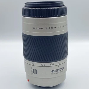 Minolta AF Zoom 75-300mm f:4.5-5.6 Lens From Japan - Picture 1 of 6