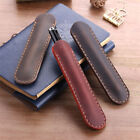 Handmade Retro Leather Pencil Bag Pouch Pen Case Holder For Travel Journal