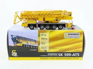Spierings SK599-AT5 Hydraulic Folding Crane - WSI 1:50 Scale Diecast Model #9004 - Picture 1 of 11