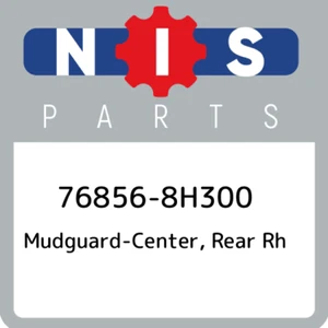 76856-8H300 Nissan Mudguard-center, rear rh 768568H300, New Genuine OEM Part - Picture 1 of 1