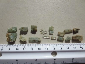 394 AQUAMARINE FROM N. CAROLINA. POSSIBLE FACET. EX CLOSED OLD TIME ROCK SHOP - Picture 1 of 3