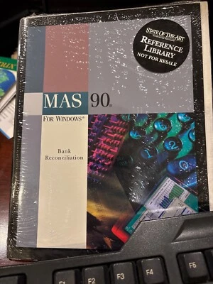 BRAND NEW SHRINK WRAPPED MAS90 90CS AIX  Bank Reconciliation.  CD/ROM .NFR - Image 1 of 2