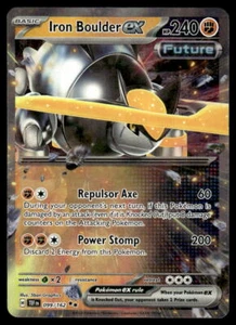 Pokemon TCG SV05: Temporal Forces #099/162 Iron Boulder ex NM - Picture 1 of 2