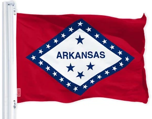 Arkansas AR State Flag 3x5 FT Printed 150D Polyester Natural State By G128 - Picture 1 of 5