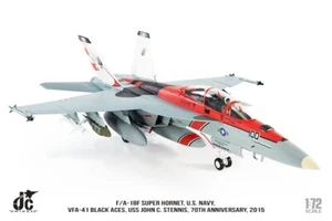 F/A-18F F-18 Super Hornet VFA-41 Black Aces - US Navy 1/72 Scale Diecast Model - Picture 1 of 12