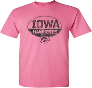 T-Shirt Iowa Hawkeyes in Oval with Tigerhawk - Azaleenrosa - Bild 1 von 9