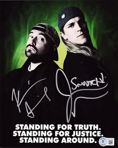 KEVIN SMITH JASON MEWES SIGNED JAY & SILENT BOB CLERKS 8X10 PHOTO BECKETT COA B - Picture 1 of 1