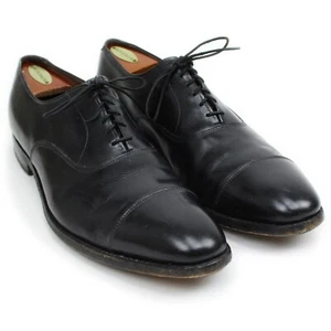 Allen Edmonds Park Avenue Black Leather Cap Toe Oxford Dress Shoes 12 B USA #1 - Picture 1 of 8