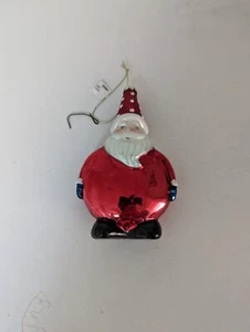 Weihnachtsmann rot Weihnachtsschmuck Fat Santa Xmas modern - Bild 1 von 2