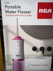 RCA Portable Water Flosser for Healthier Teeth & Gum 3 Levels Rechargeable F/Shi - Picture 1 of 1