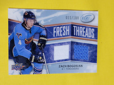 2008-09 Upper Deck Ice Zach Bogosian /100 Fresh Threads PETG #FT-BO