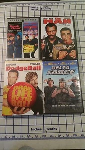 5 DVDs, Movies, Rush Hour 1 & 2 - The Man - Dodge Ball - Delta Farce - Picture 1 of 3