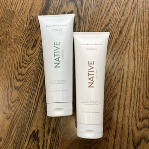 Native Lotion Coconut & Vanilla Eucalyptus & Mint 12 fl oz Paraben Silicone Free - Picture 1 of 5