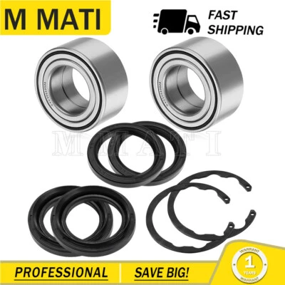 2x Front Wheel Bearing Kit for Kawasaki Bayou 300 400 KLF Prairie 300 400 KVF - Image 1 of 4