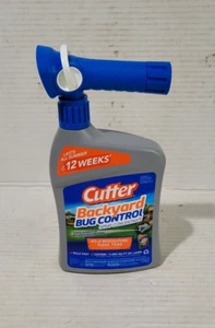Cutter Backyard Bug Control Spray Concentrate 1 qt w/Quick Flip Hose-end Sprayer - Picture 1 of 2