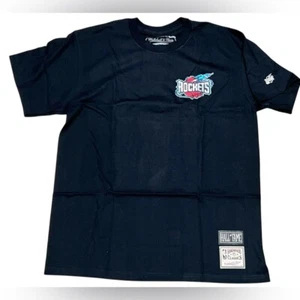 Mitchell & Ness NBA Pixel men's Tee shirt Houston Rockets basketball black large - Picture 1 of 7