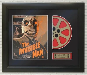 The Invisible Man framed Reproduction Poster Reel Display - Picture 1 of 4