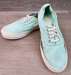 Zapatillas deportivas Vans Off The Wall para mujer 6 verde azulado clásicas bajas de lona zapatos de skate 721356 - Imagen 1 de 15