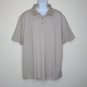 CUBAVERA * Herren Poloshirt Kurzarm gerader Saum 3 Button Down ~ Größe XL - Bild 1 von 13