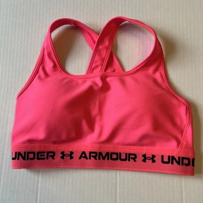 Sutiã esportivo Under Armour tamanho pequeno compressão neon feminino EXCELENTE  - Imagem 1 de 4