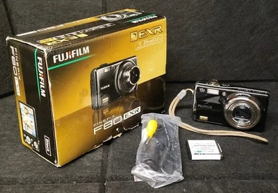 Fujifilm Digital Camera FinePix F80 EXR 10.0MP Black TESTED Please*Read* - Image 1 of 4