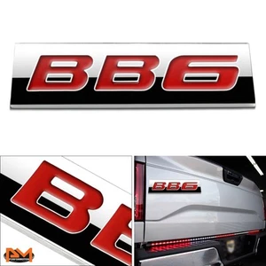 "BB2" Polished Metal 3D Decal Red Emblem Exterior Sticker 97-01 Honda Prelude - Picture 1 of 2