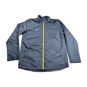 NHL WINDBREAKER Jacket Full Zip Black Gold YOUTH Size L/G 14-16 - Picture 1 of 10