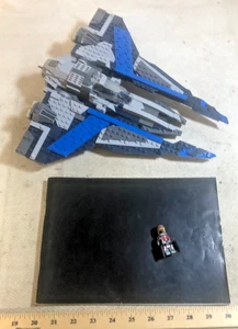 Brick Star Wars Mandalorian Starfighter with mini figures - w instructions! - Picture 1 of 11