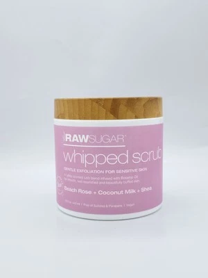 NEW Raw Sugar Whipped Scrub Beach Rose + Coconut Mile + Shea - 15 oz - Image 1 of 4