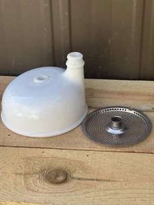 Vintage Sunbeam Milk Glass Mixer Juicer Accessory - Picture 1 of 7