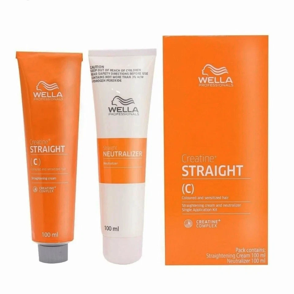 Wella Creatine+ Straight Kit (C) - 100ml | Coloured or Sensitised Hair - image 1 of 1