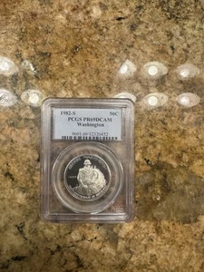 1982-S George Washington Silver 50C Half Dollar Coin PCGS PR69DCAM - Picture 1 of 2