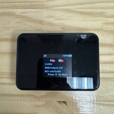 🚫USB-C: AT&T Turbo Hotspot 2 CT2MHS01 Negro 4G MiFi Mobile Hotspot Router (-03) Foto 1 de 4