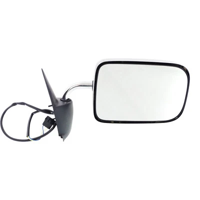 Power Mirror For 1994-1997 Dodge Ram 1500 Right Manual Fold Chrome Flat Glass - Image 1 of 4