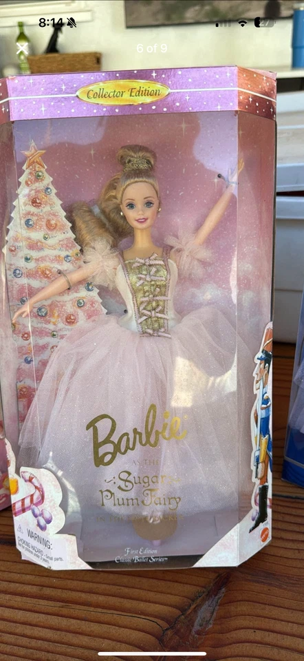 Barbie como a Fada da Ameixa Açucarada no Quebra-Nozes 1996 Mattel #17056 Nova - Imagem 1 de 1