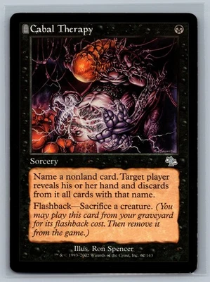 Magic The Gathering Judgment Cabal Therapy #62/143 MTG TCG CCG - Image 1 of 2
