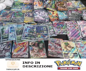 CARTE POKEMON Lotto 10X (Charizard/vmax/v/Gx/Ex/holo) 1 ULTRA RARA GARANTITA - Foto 1 di 7