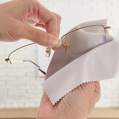 UNHO Anti Fog Cloth for Glasses Lens Reusable Dry Spectacles Cleaner Jewellery Wipes