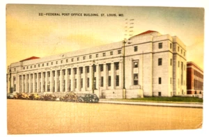 Federal Post Office Building St Louis MO Postcard - Picture 1 of 2