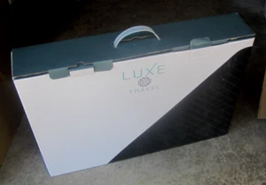 Brand New Luxe Carry On Travel Flex Fully Collapsible Wheeled Suitcase 21x15x6. - Imagen 1 de 4